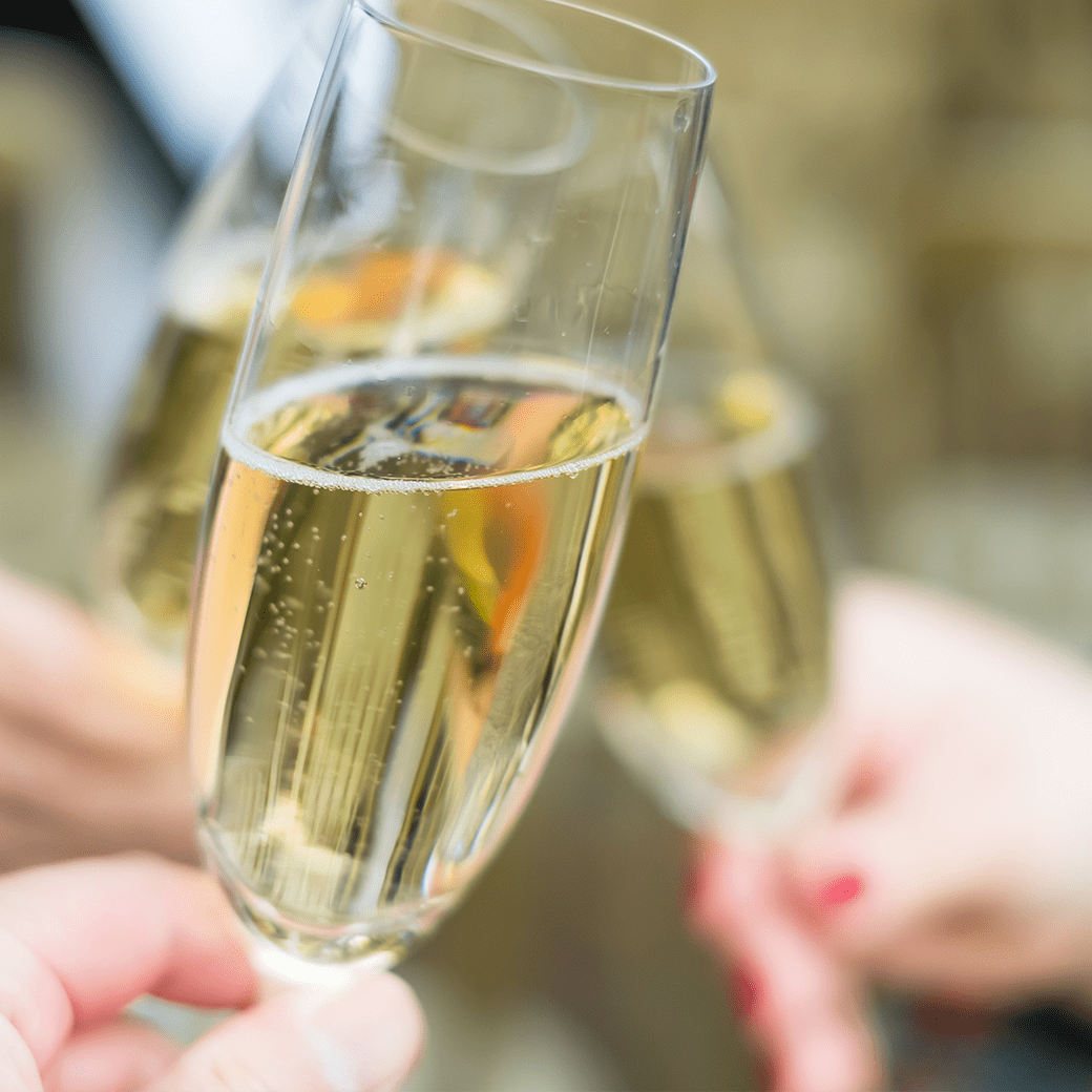 Free flow of prosecco