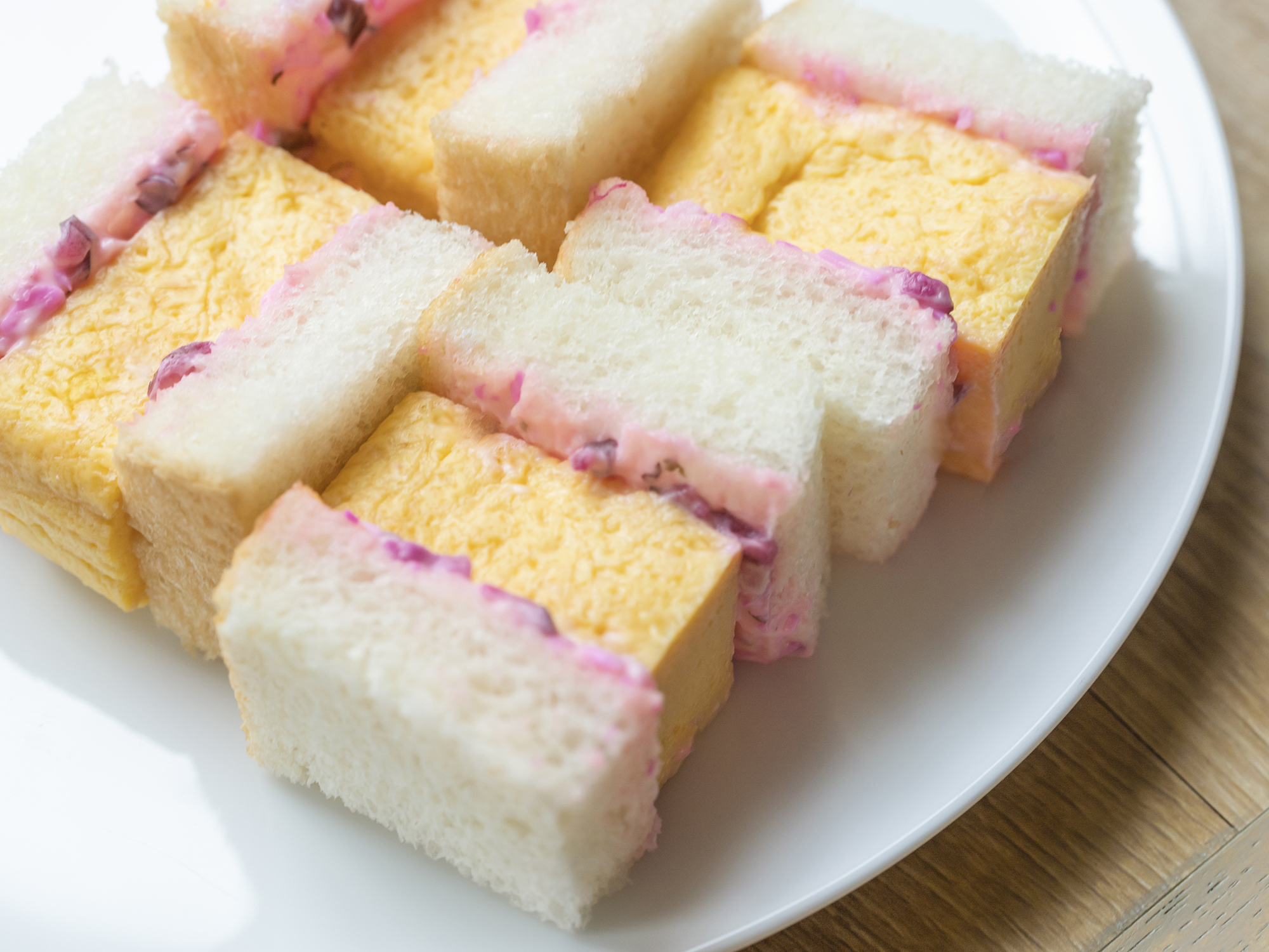 志ば漬を使ったタルタルソースが自慢の厚焼き玉子サンド