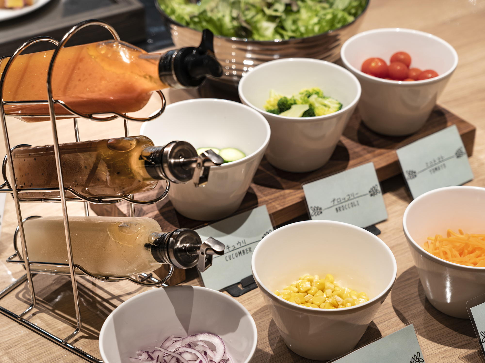 キャンバスラウンジの朝食ブッフェ。