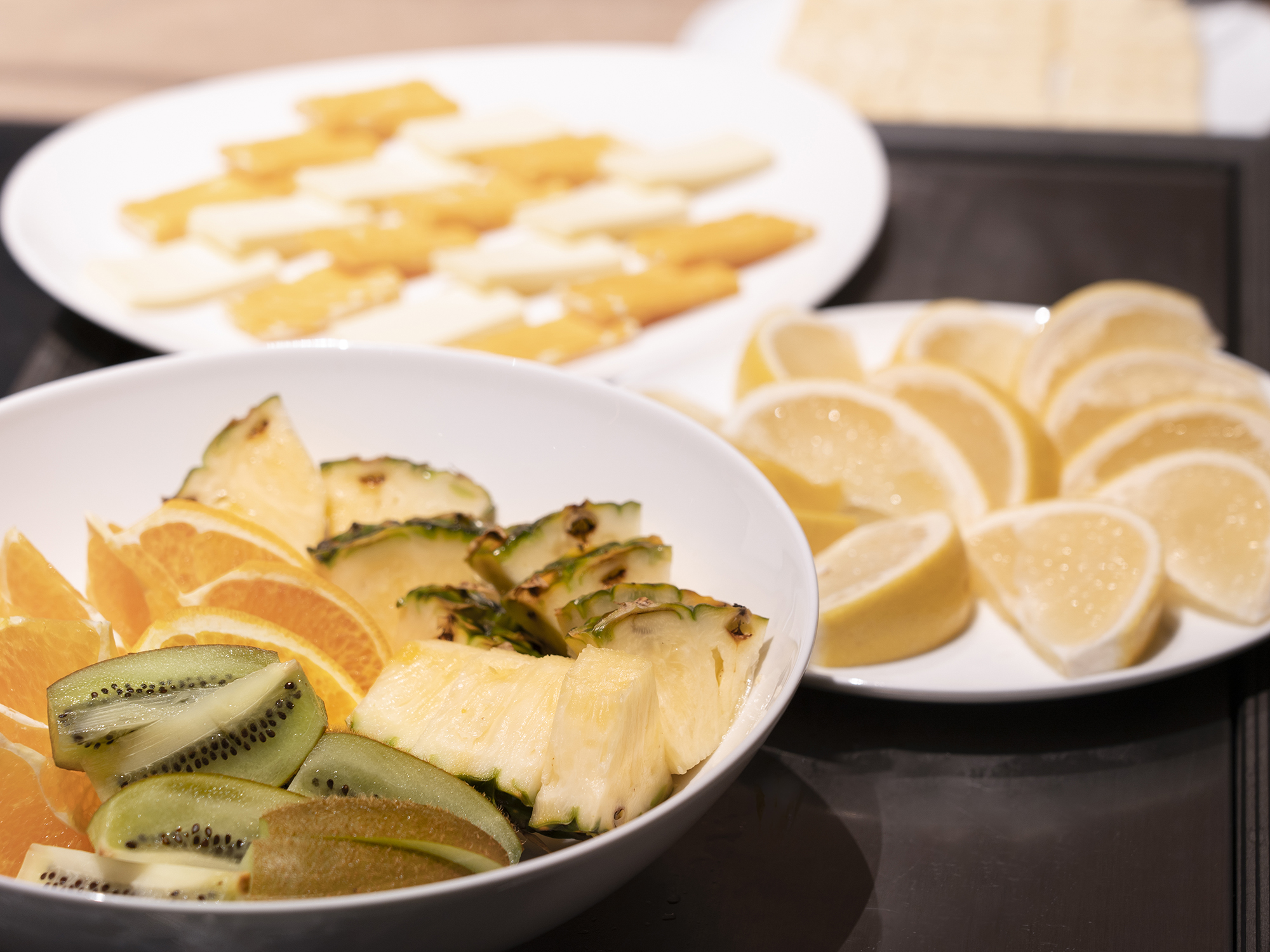 キャンバスラウンジの朝食ブッフェ。