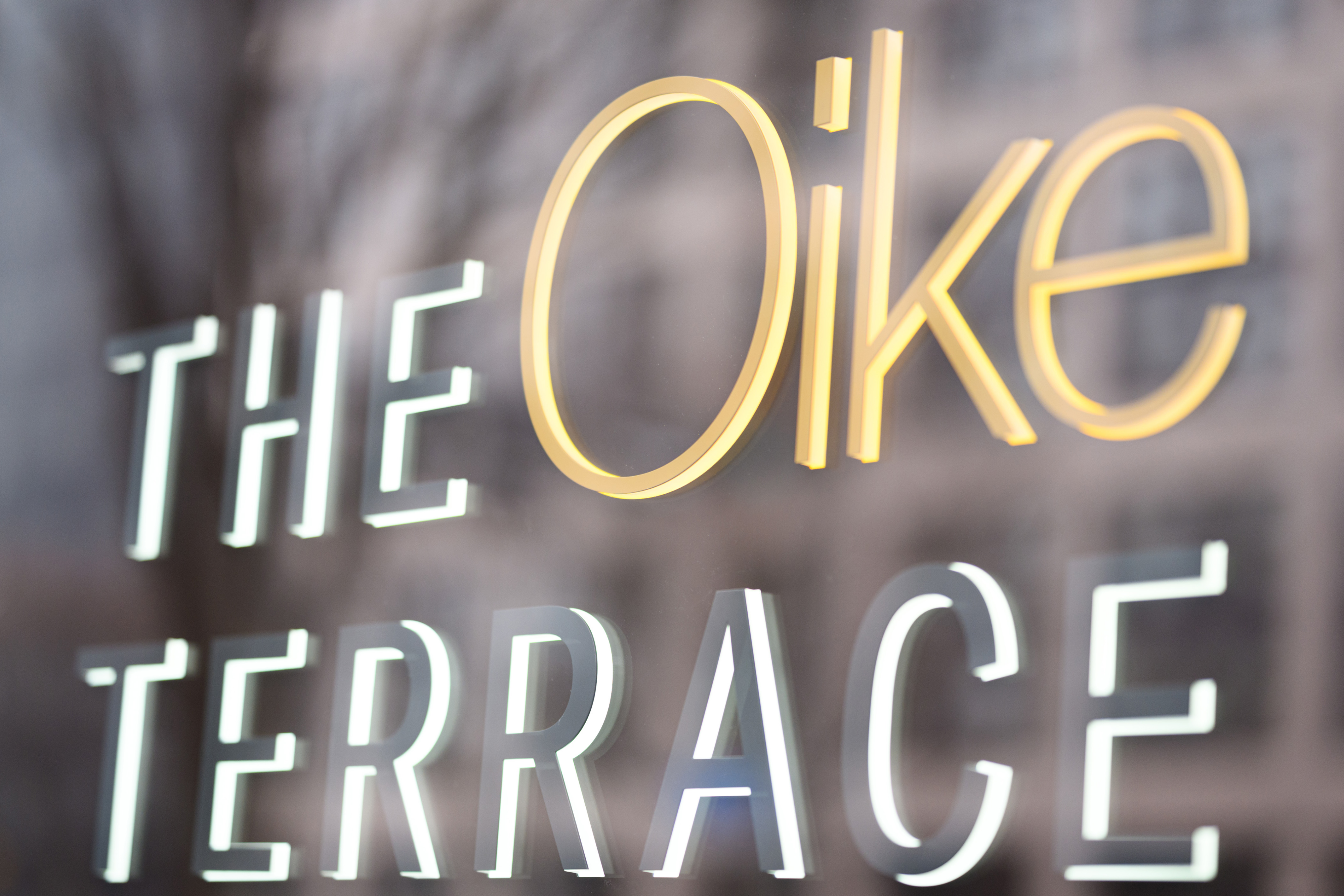 ダイニング＆カフェ「THE OIKE TERRACE」ロゴ