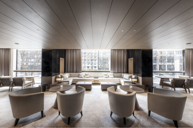 住宿者用休息室“Ikonic Lounge”