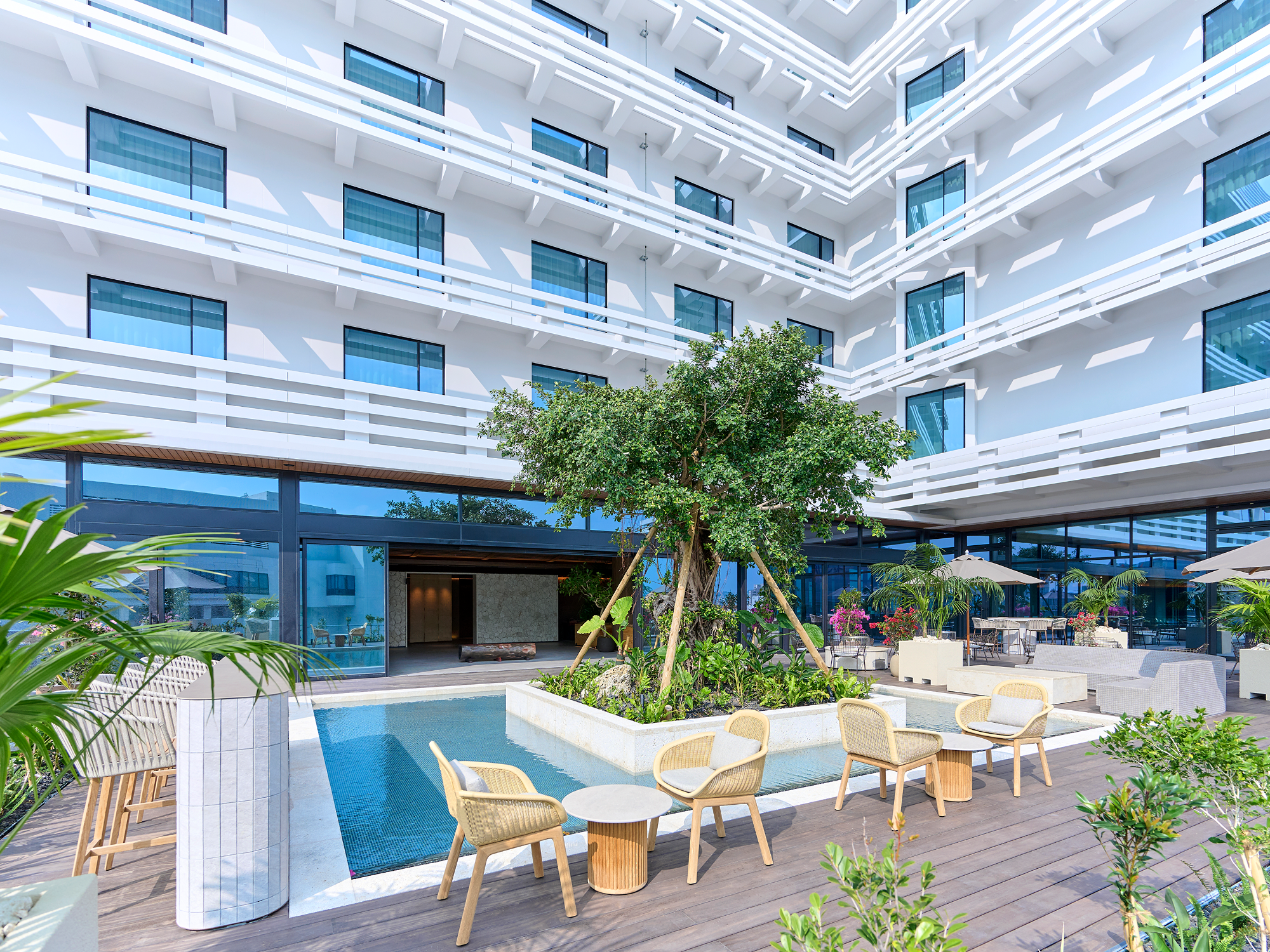 テラス＆プールエリア