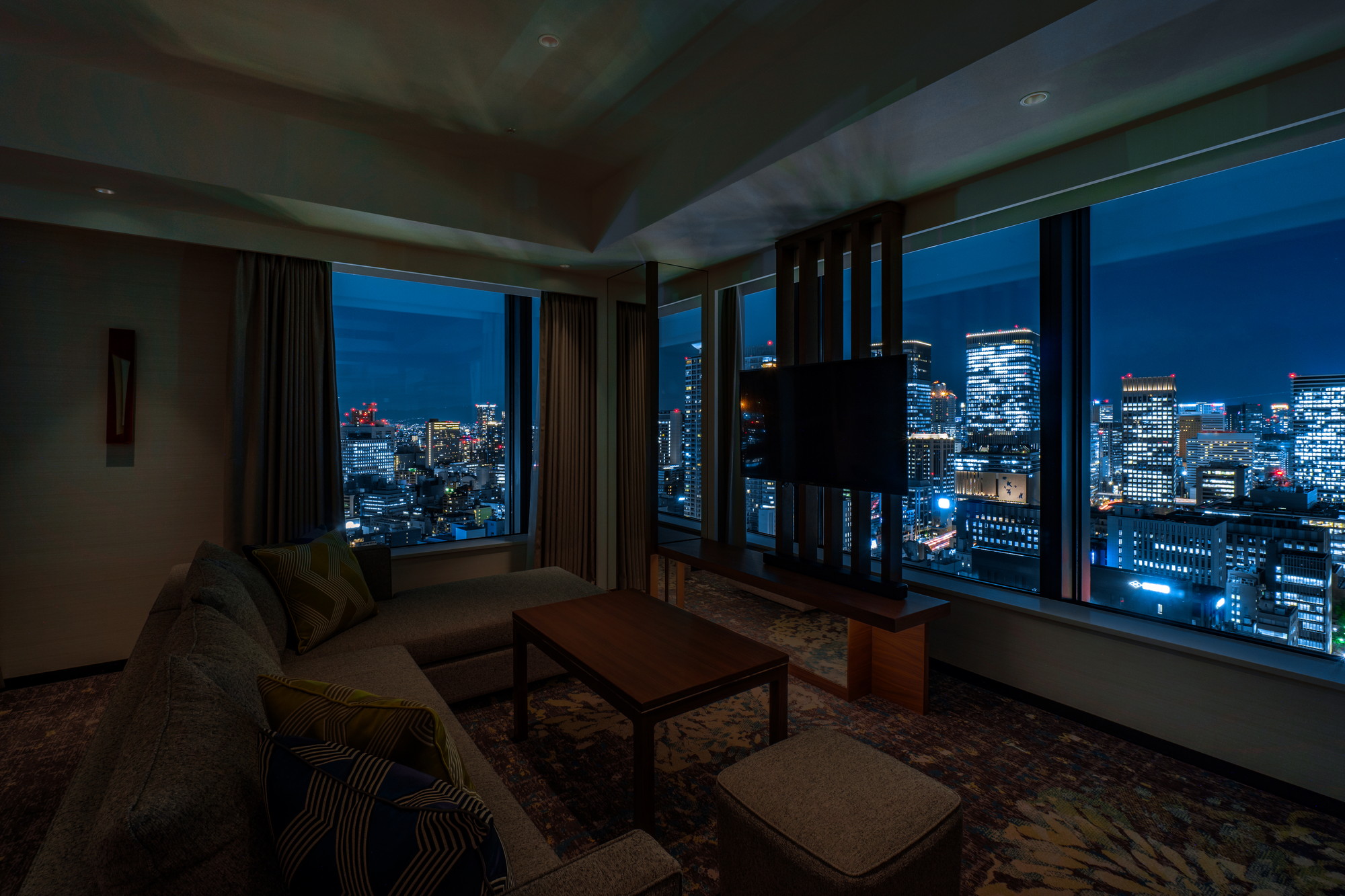 エグゼクティブコーナーデラックスからの夜景