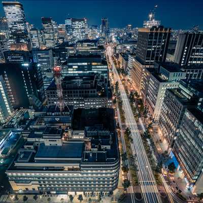 大阪・梅田エリアの煌めく夜景