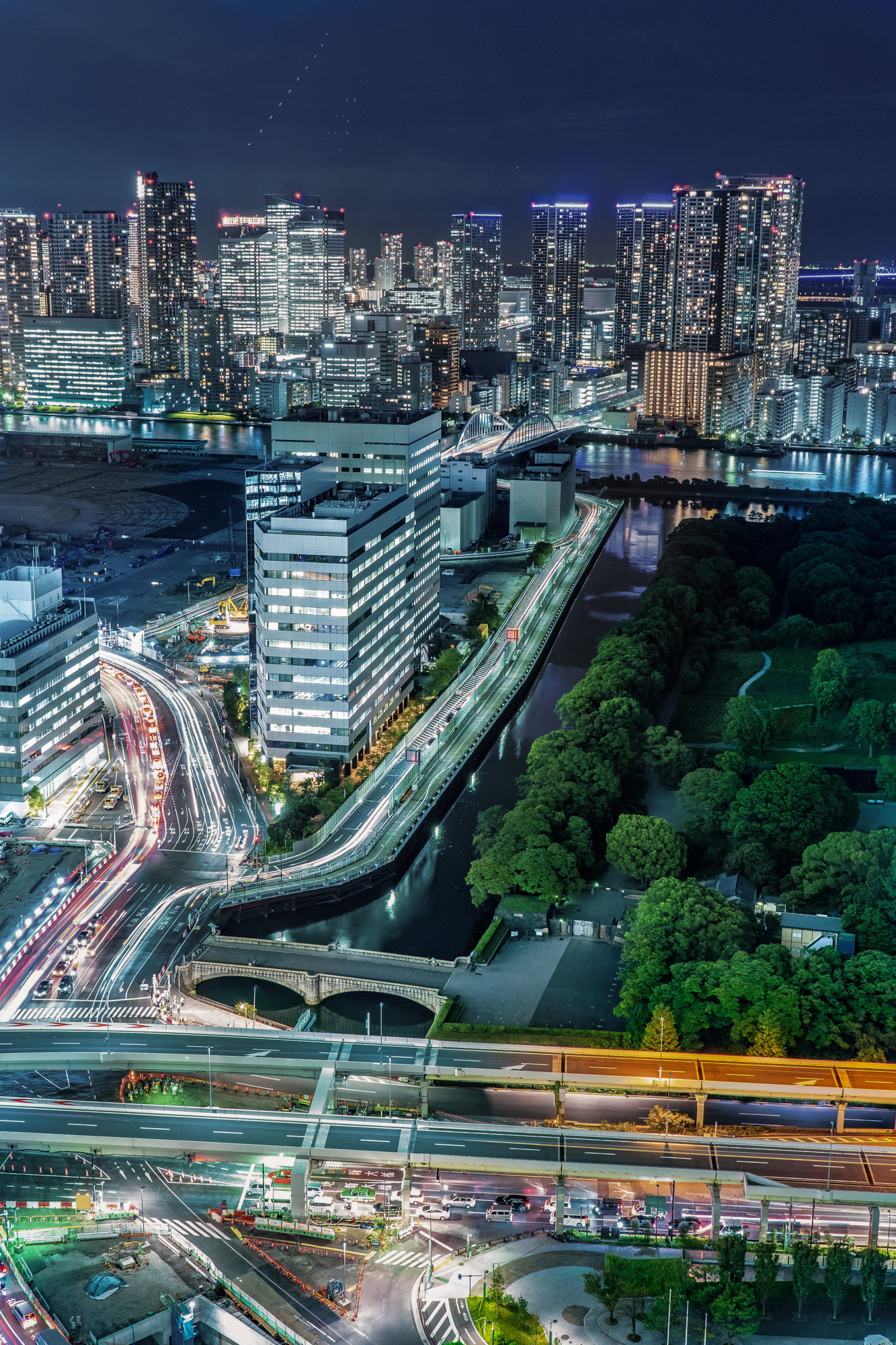 浜離宮側��夜景イメージ