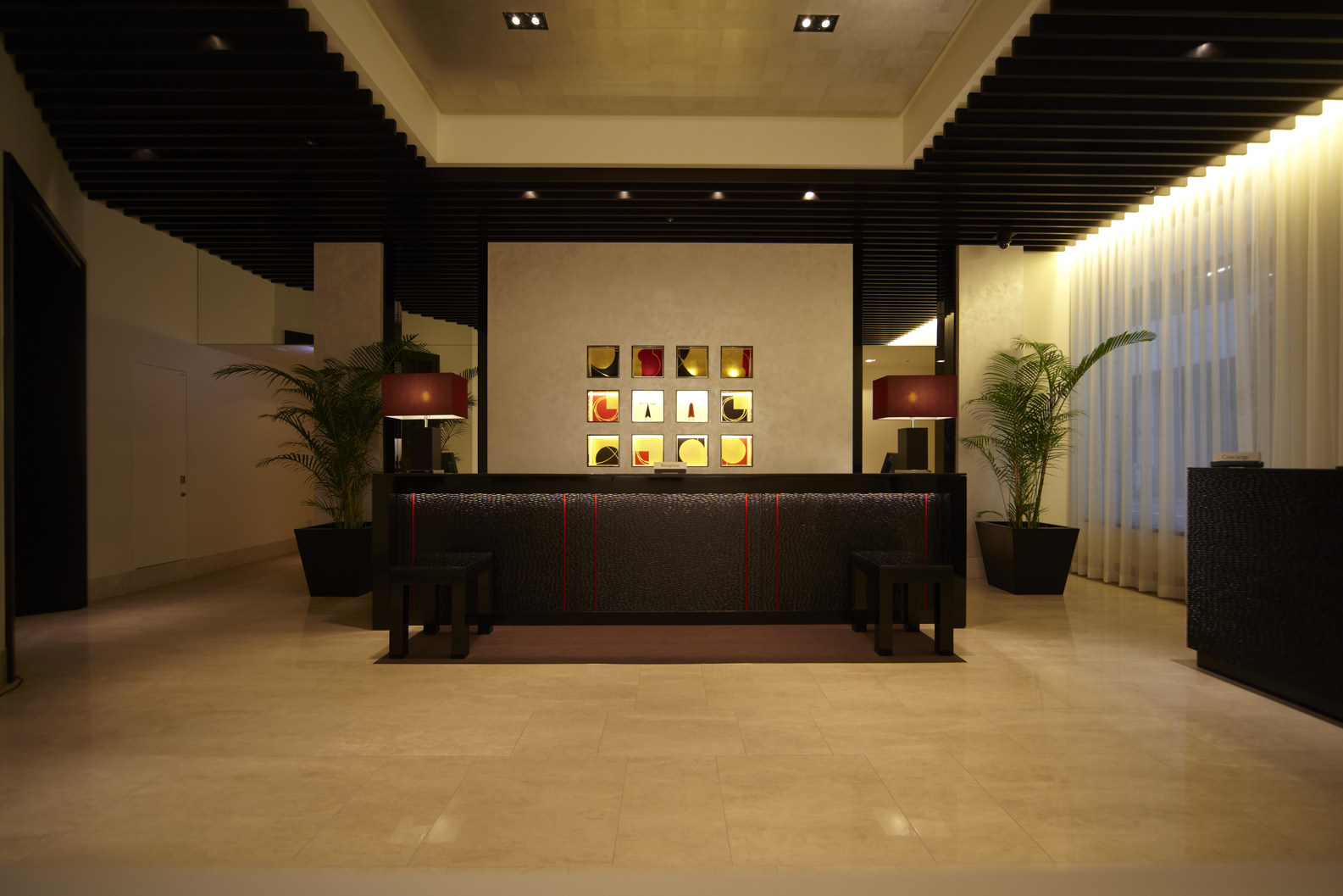 hotel reception