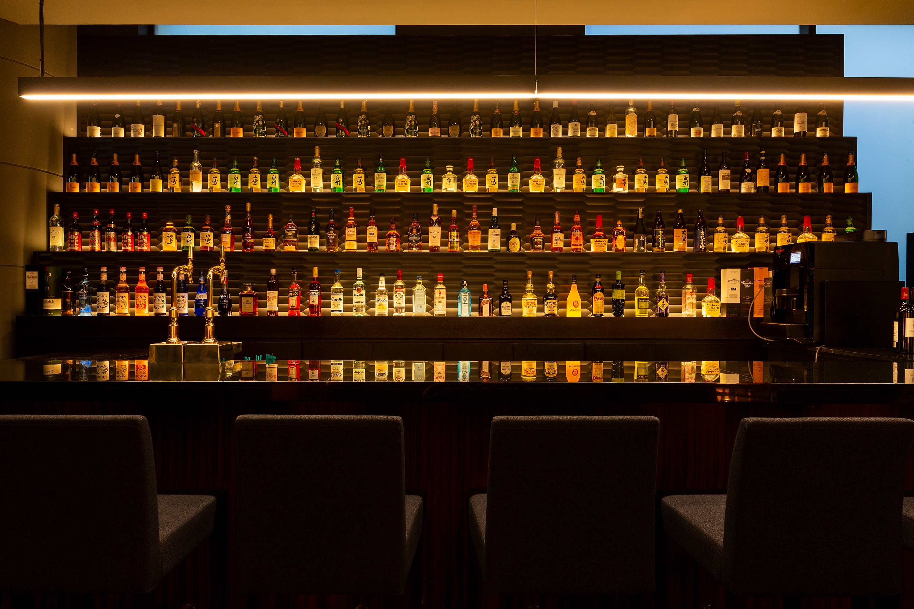 Inside the bar